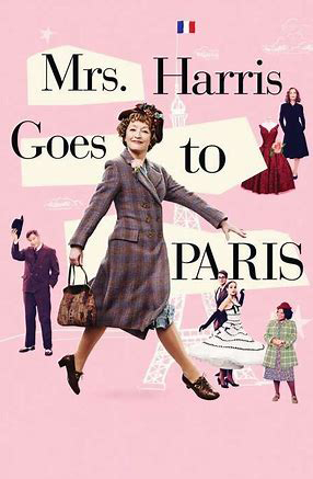 Mrs Harris goes to Paris cinema poster