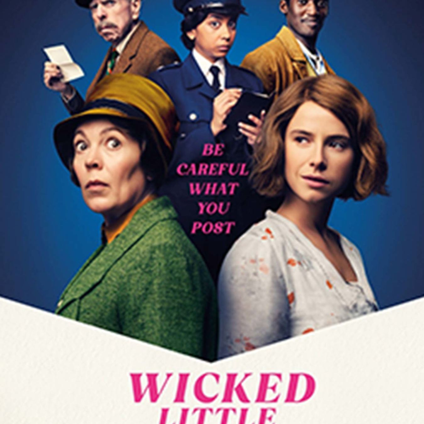 Poster for the film of Wicked little letters
